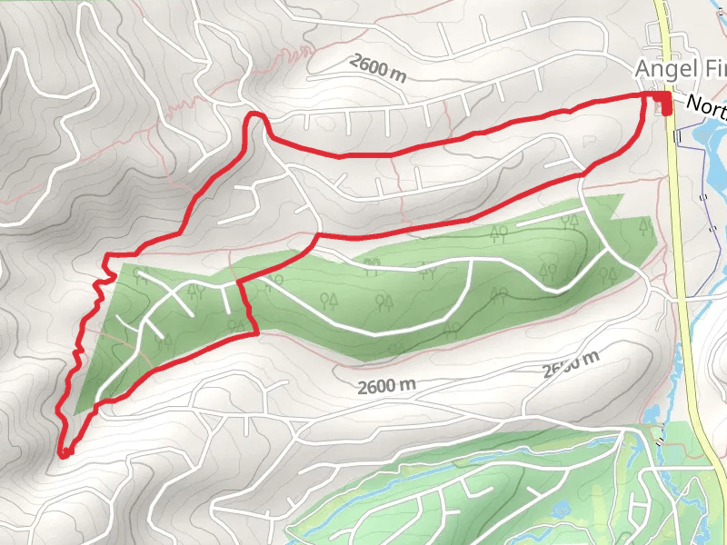 Valle Grande Trail South, Lynx and Coyote Loop