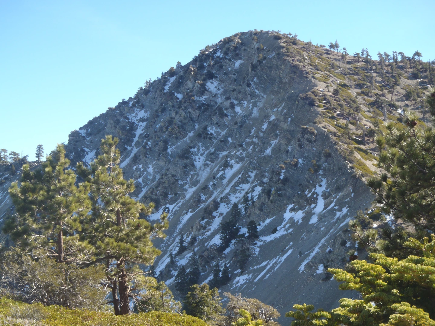An image depicting the trail Baldy Road and Three Ts Trail and its surrounding area.