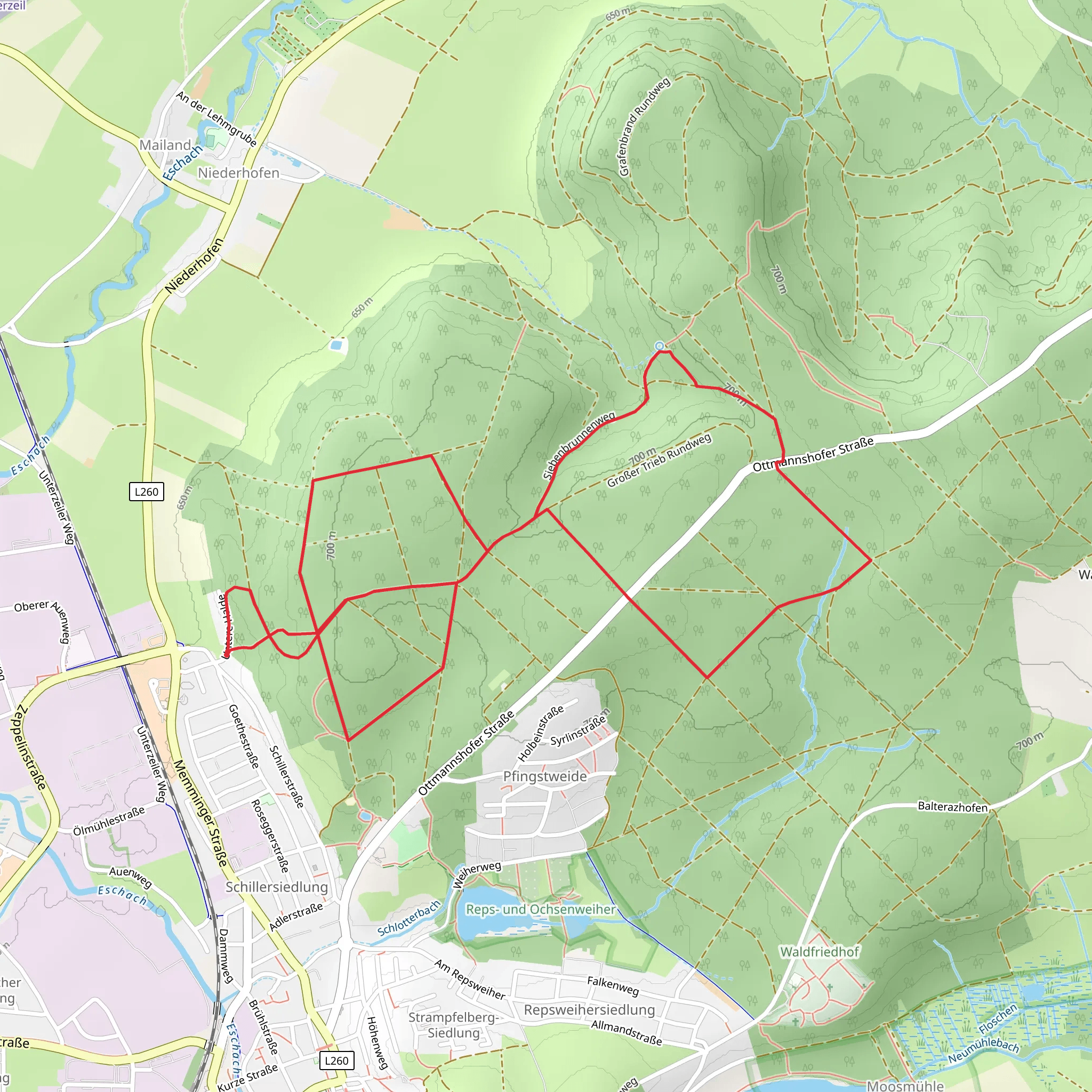 Futterhaus Loop mobile static map