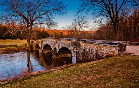 Burnside Bridge via Snavely Ford Trail and Sherrick Farm Trail