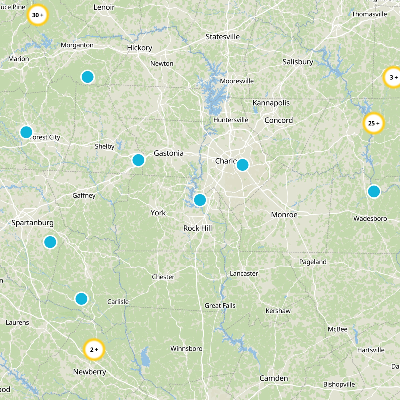 York County Static Map
