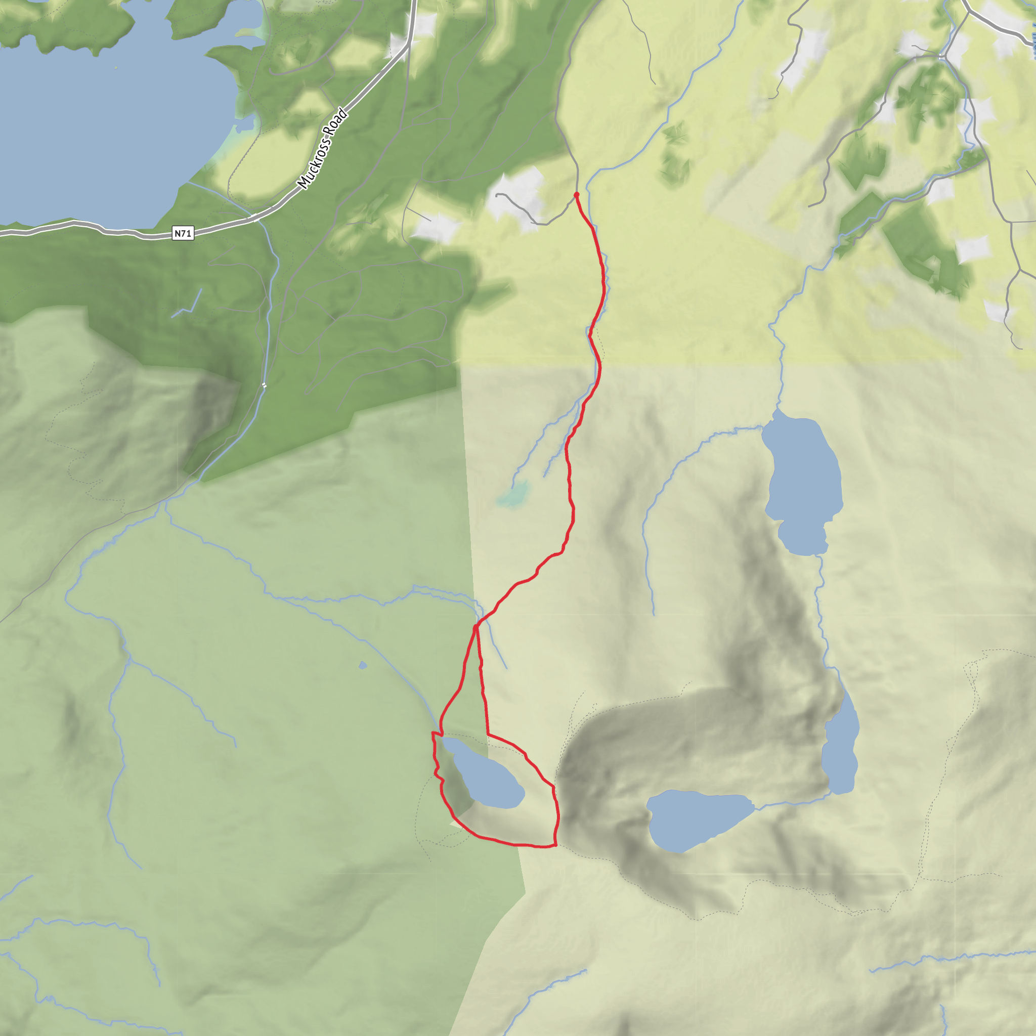 Mangerton mobile static map