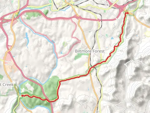 Mountains-to-Sea Trail from Charlotte Highway