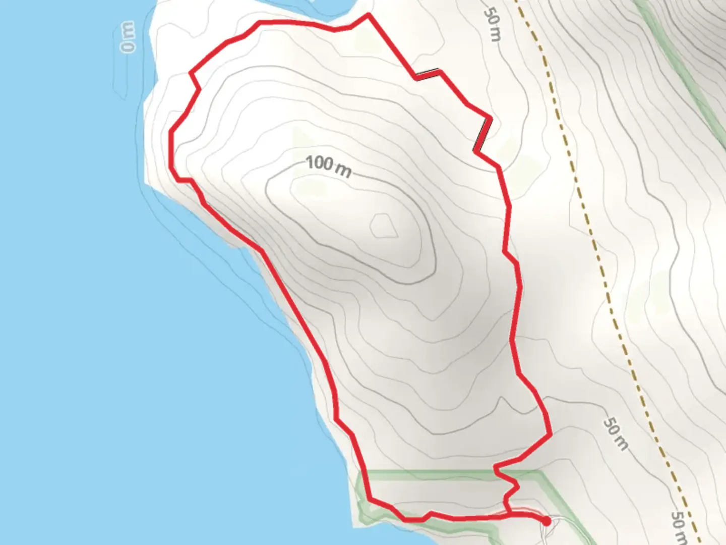 An image depicting the trail Mosquito Cove Loop Trail and its surrounding area.