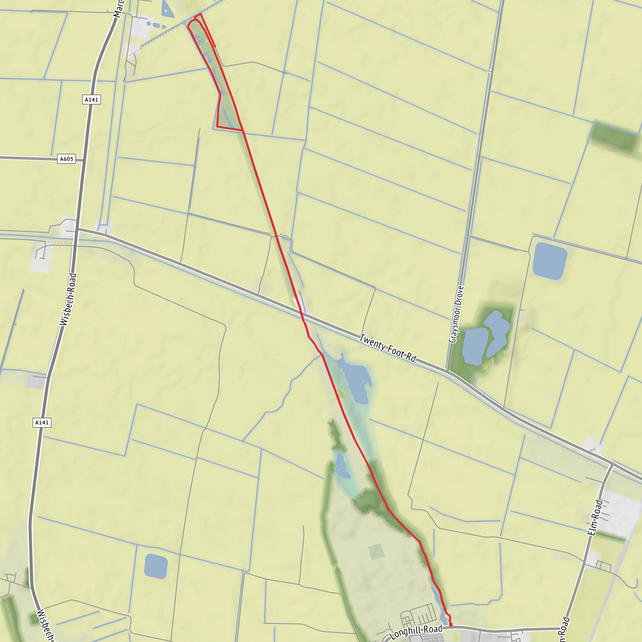 Whitemoor Prison Nature Reserve mobile static map
