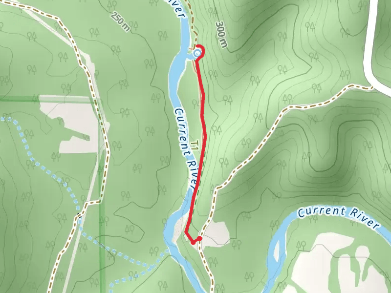 Walk along Current River