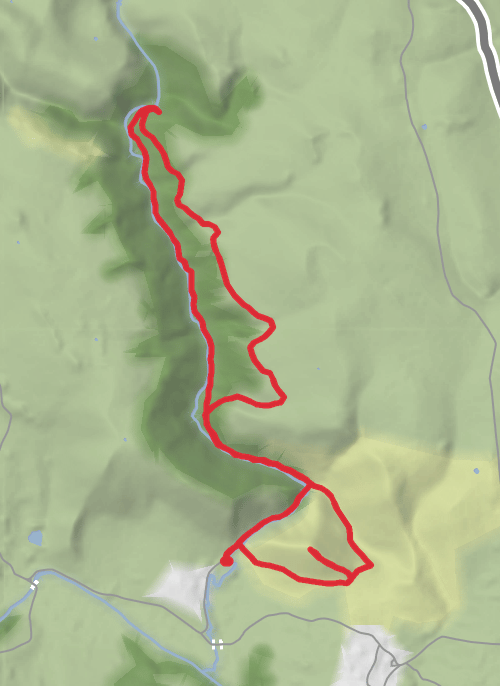 Doveldale Circular  mobile static map