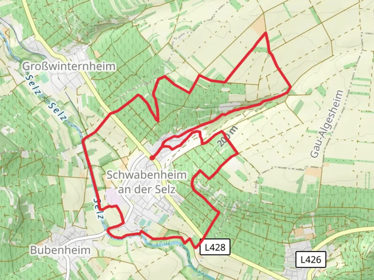 An image depicting the trail Grosse Runde and its surrounding area.