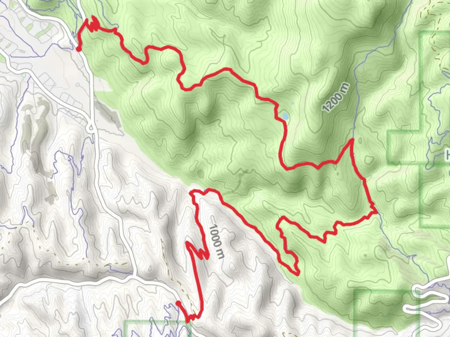 An image depicting the trail Chukar Butte Point to Point and its surrounding area.