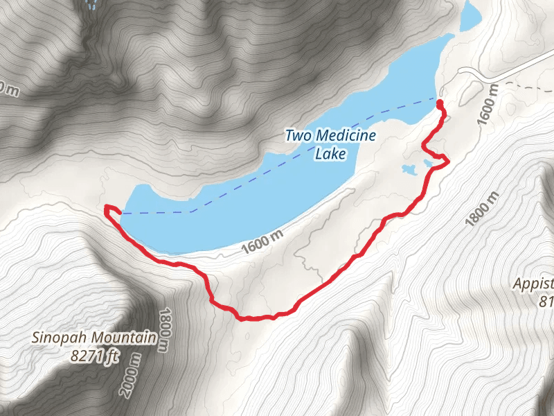 Two Medicine Lake Out and Back