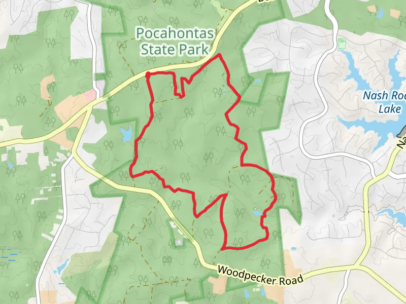 Gill Forest, Lush Forest and Swift Creek Linear Park Loop Trail