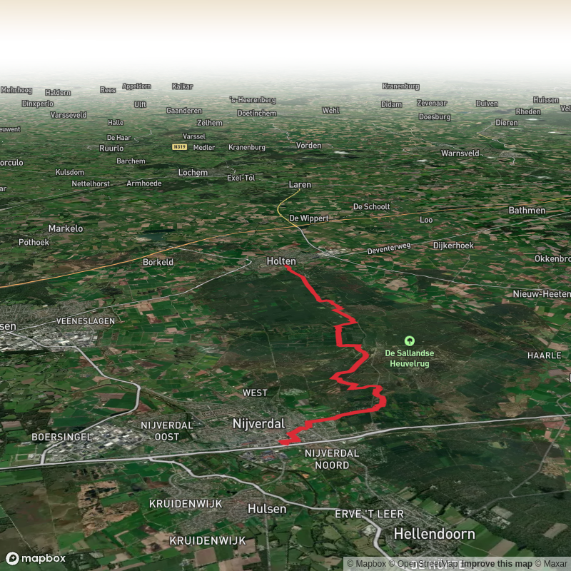 Nijverdal to Holten via Noetselerberg and Holterberg