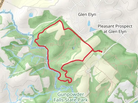 Barley Pond - Yellow and Boundary Trail Blue Loop