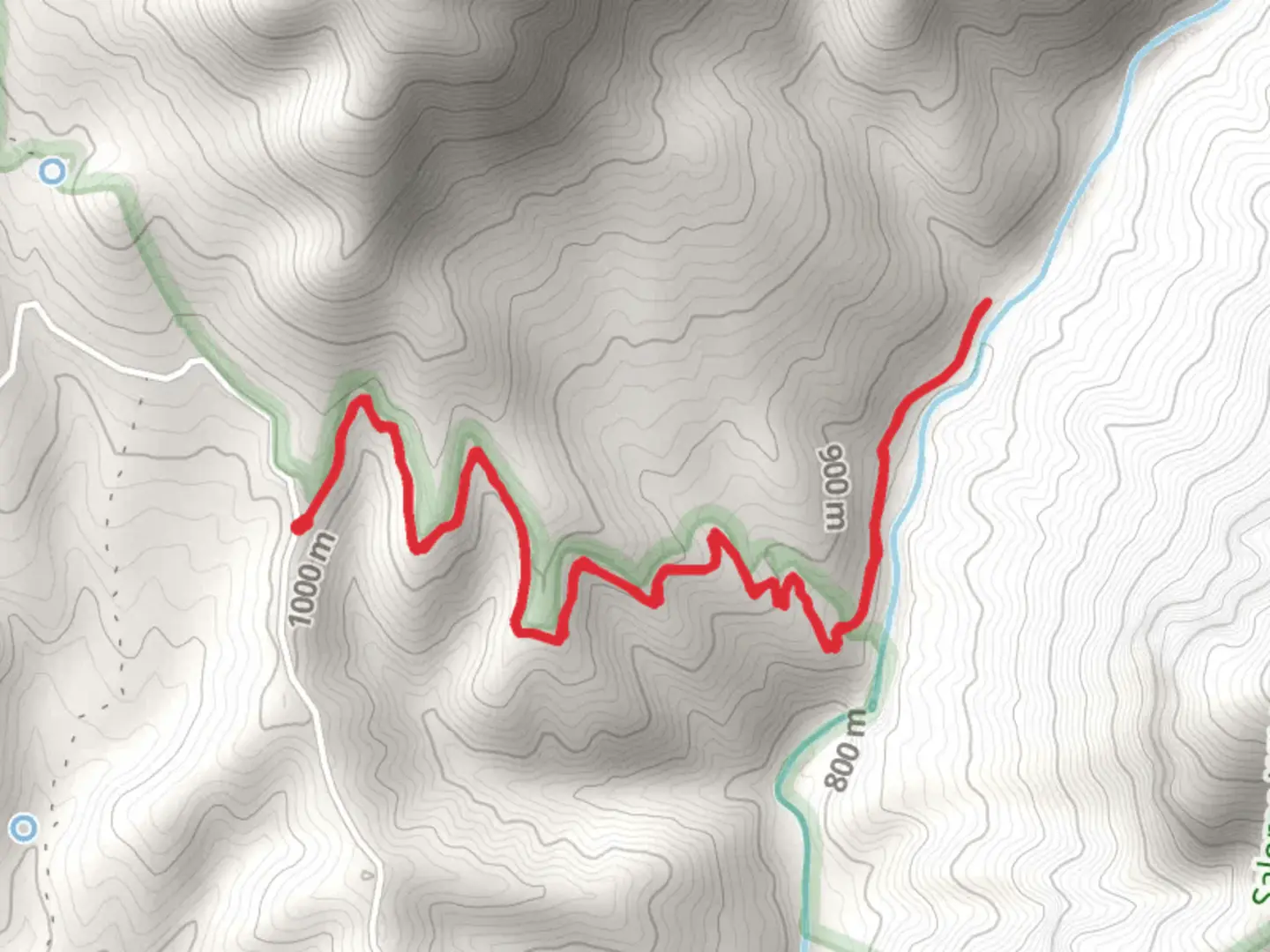 An image depicting the trail Jug Trail and its surrounding area.