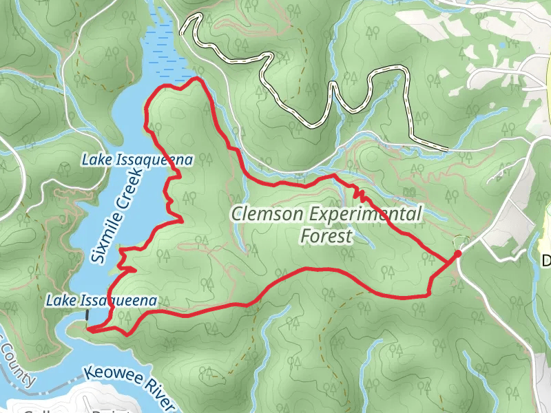 Issaqueena Lake, Collarbone Trail and Dam Road Loop
