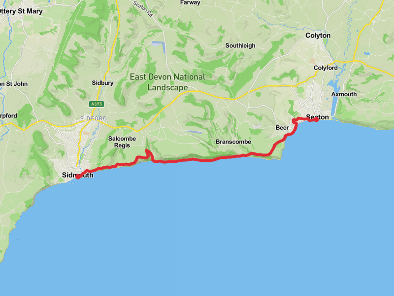 Hike on Sidmouth to Seaton Walk thumbnail