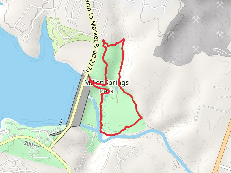 Tennessee Valley Trail and Bee Suck Hollow Trail Loop