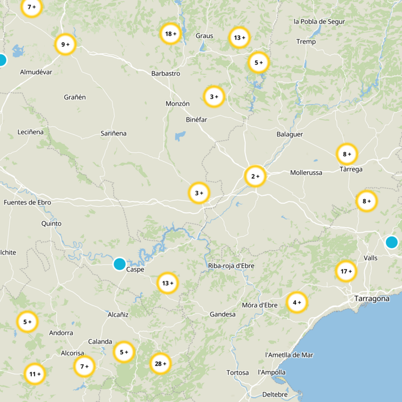 Bajo Cinca / Baix Cinca Static Map