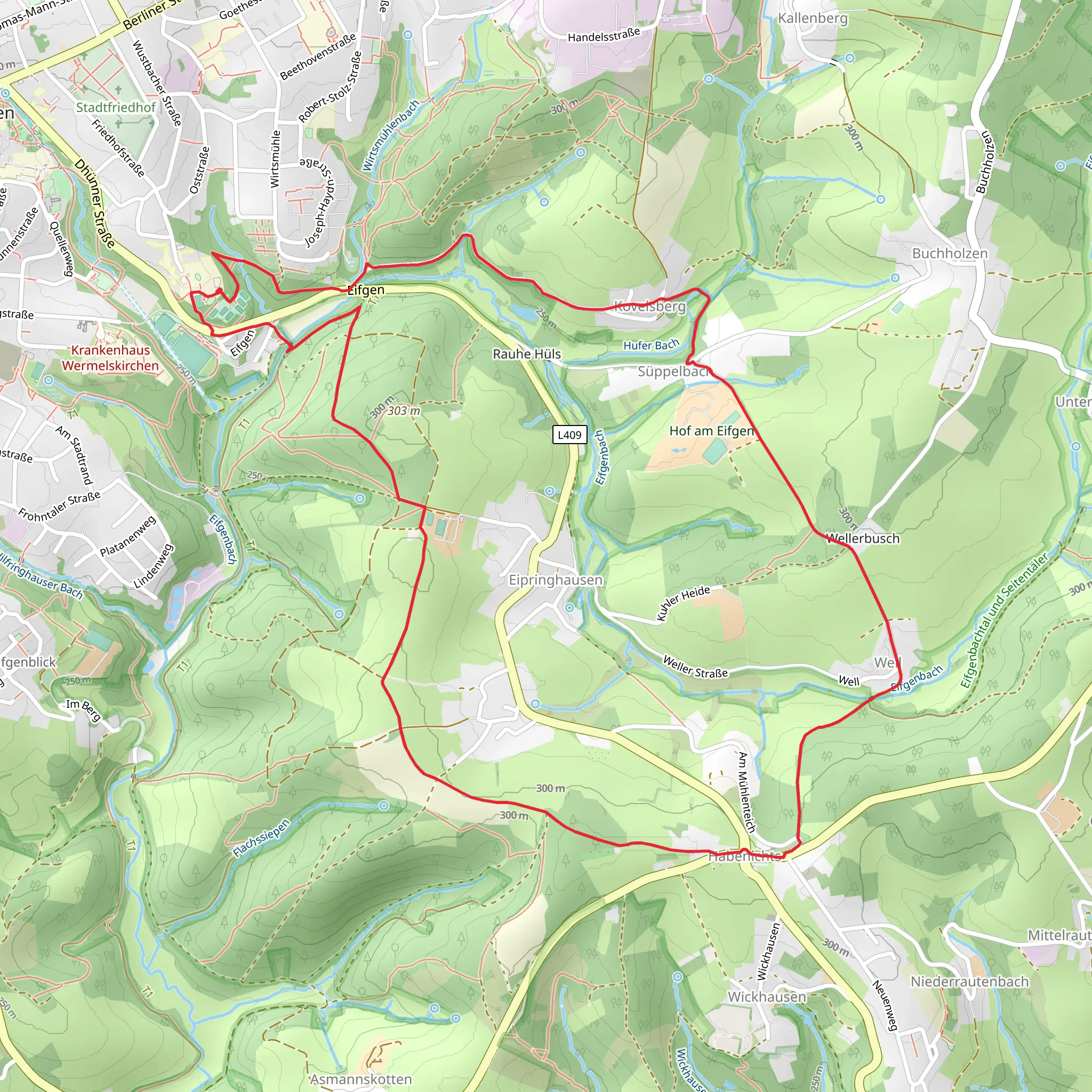 Wellerbusch Loop | Rheinisch-Bergischer Kreis | Germany