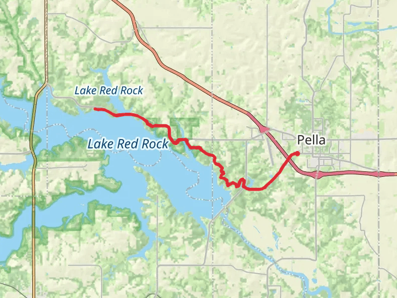 Walk along Lake Red Rock