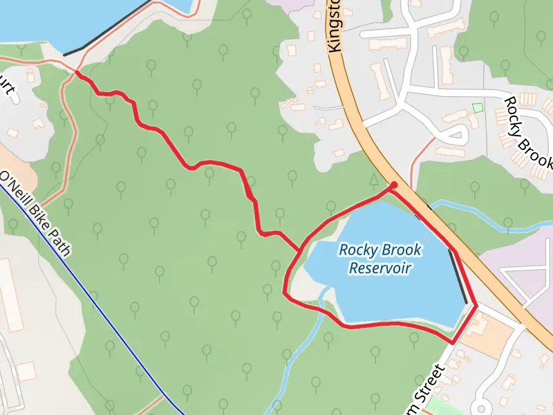 Rocky Brook Reservoir - Tri Pond Park Loop Trail