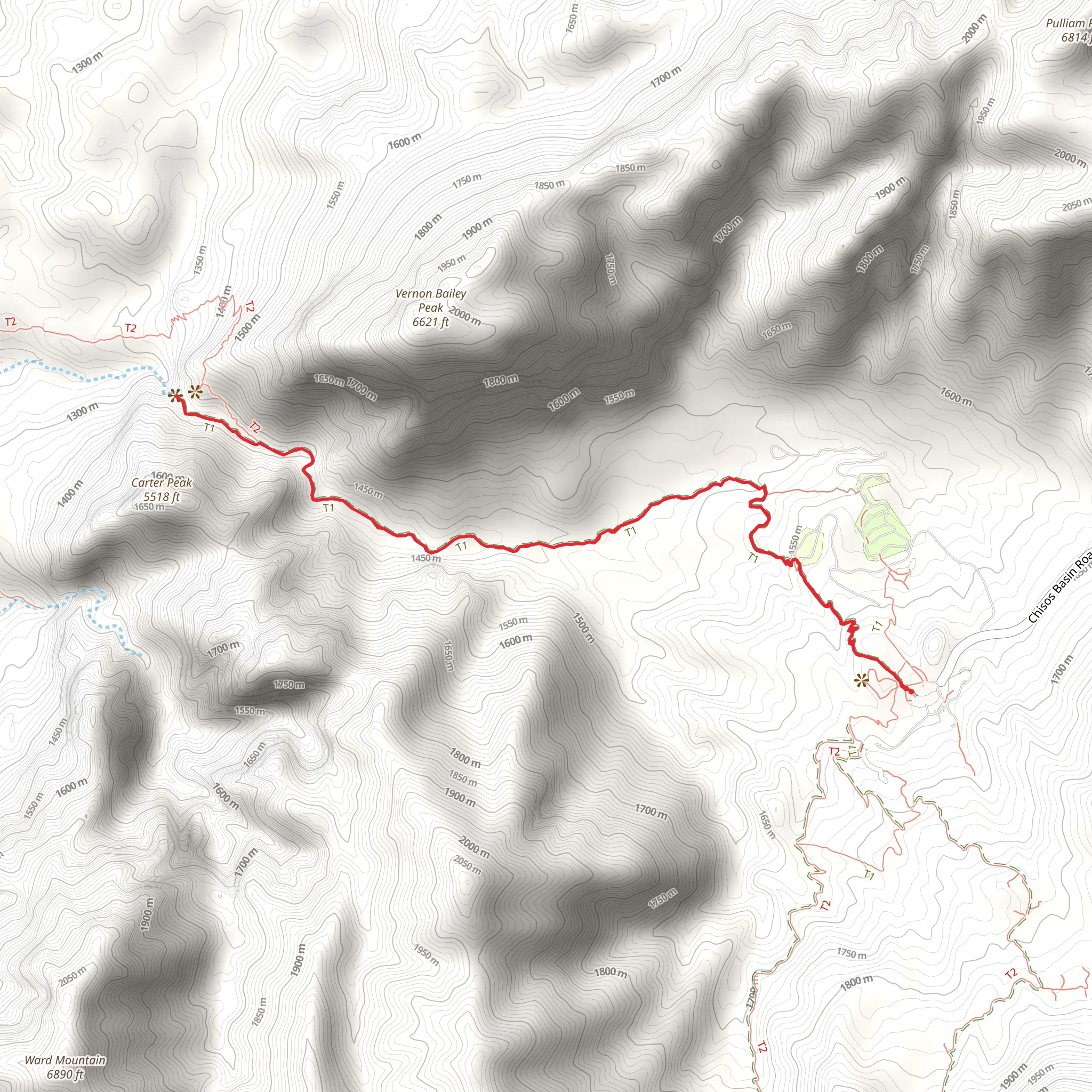 Window Trail mobile static map
