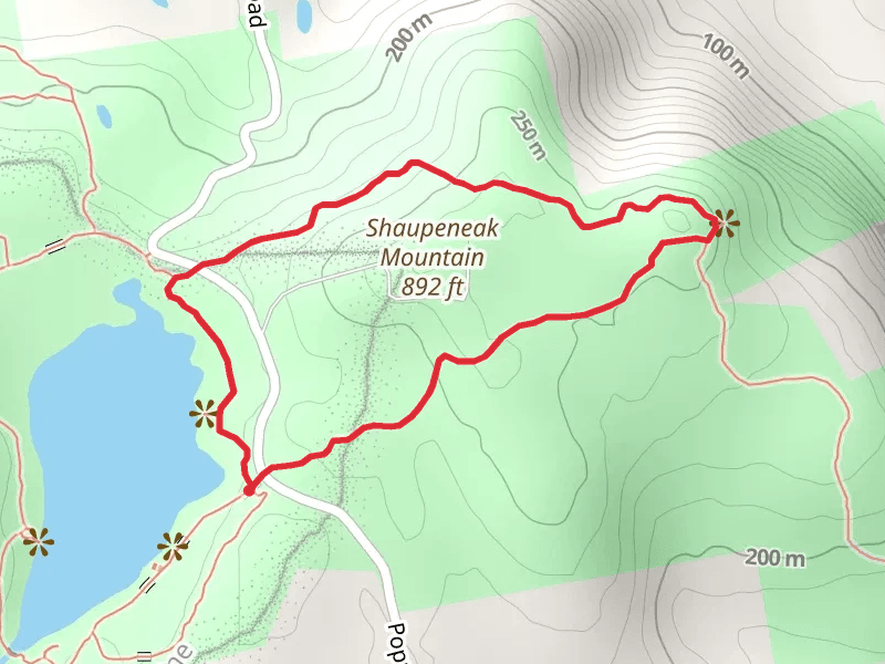 Shaupeneak Mountain Loop via Blue Trail