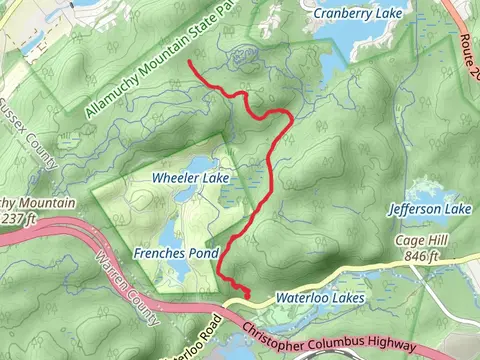 Unblazed and White Trail
