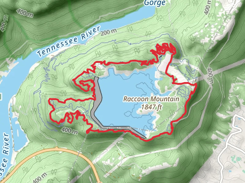 Raccoon Mountain Pumped Station Reserve Loop