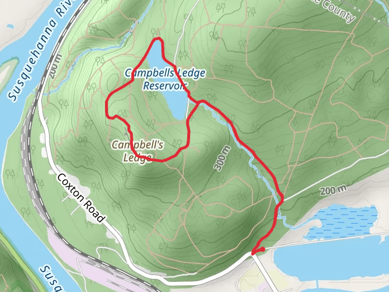 Campbell's Ledge and Campbells Ledge Reservoir Loop Trail