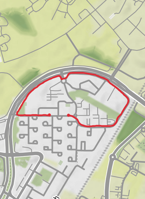 Hike from Kiryat Yam mobile static map