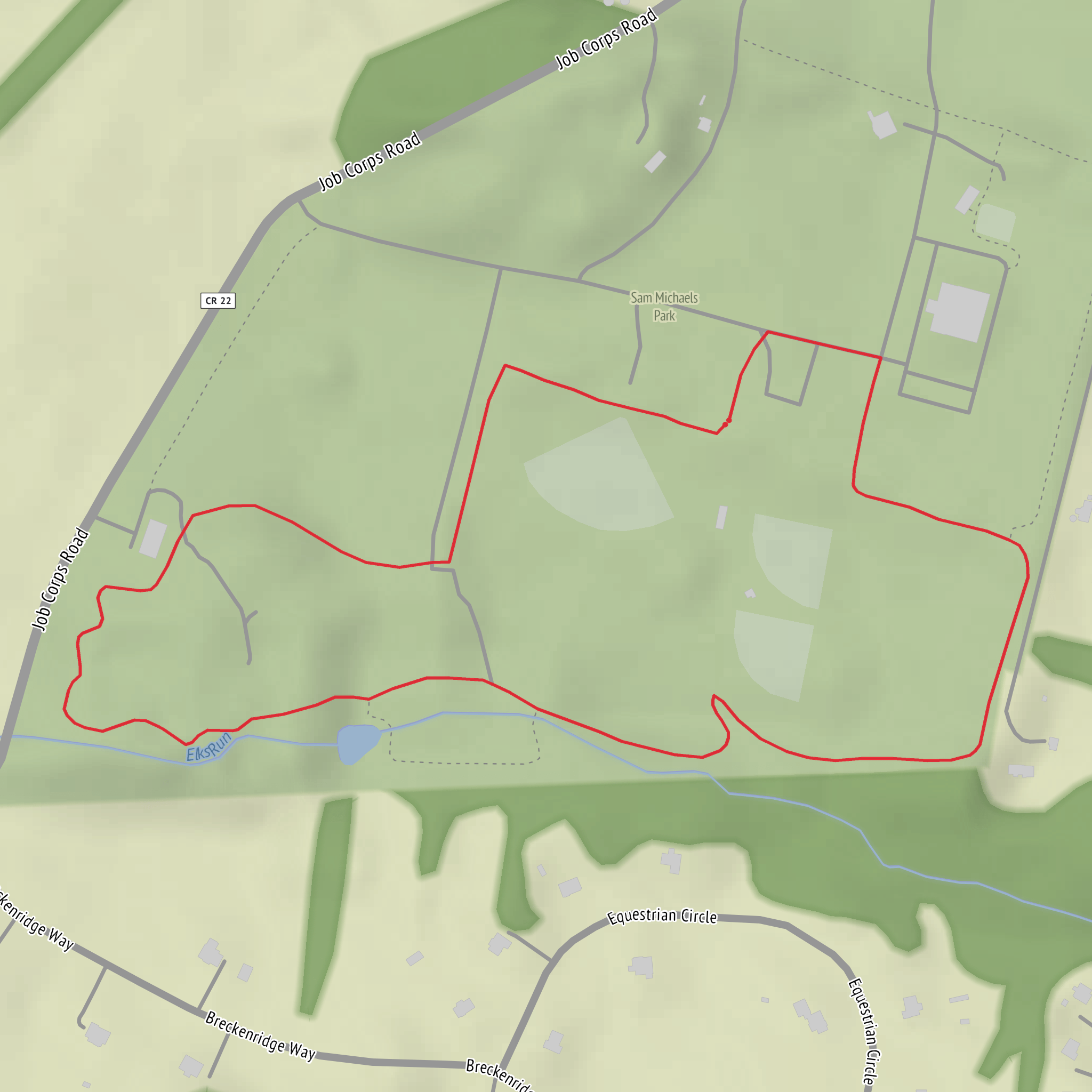 Sam Michael Perimeter Trail mobile static map