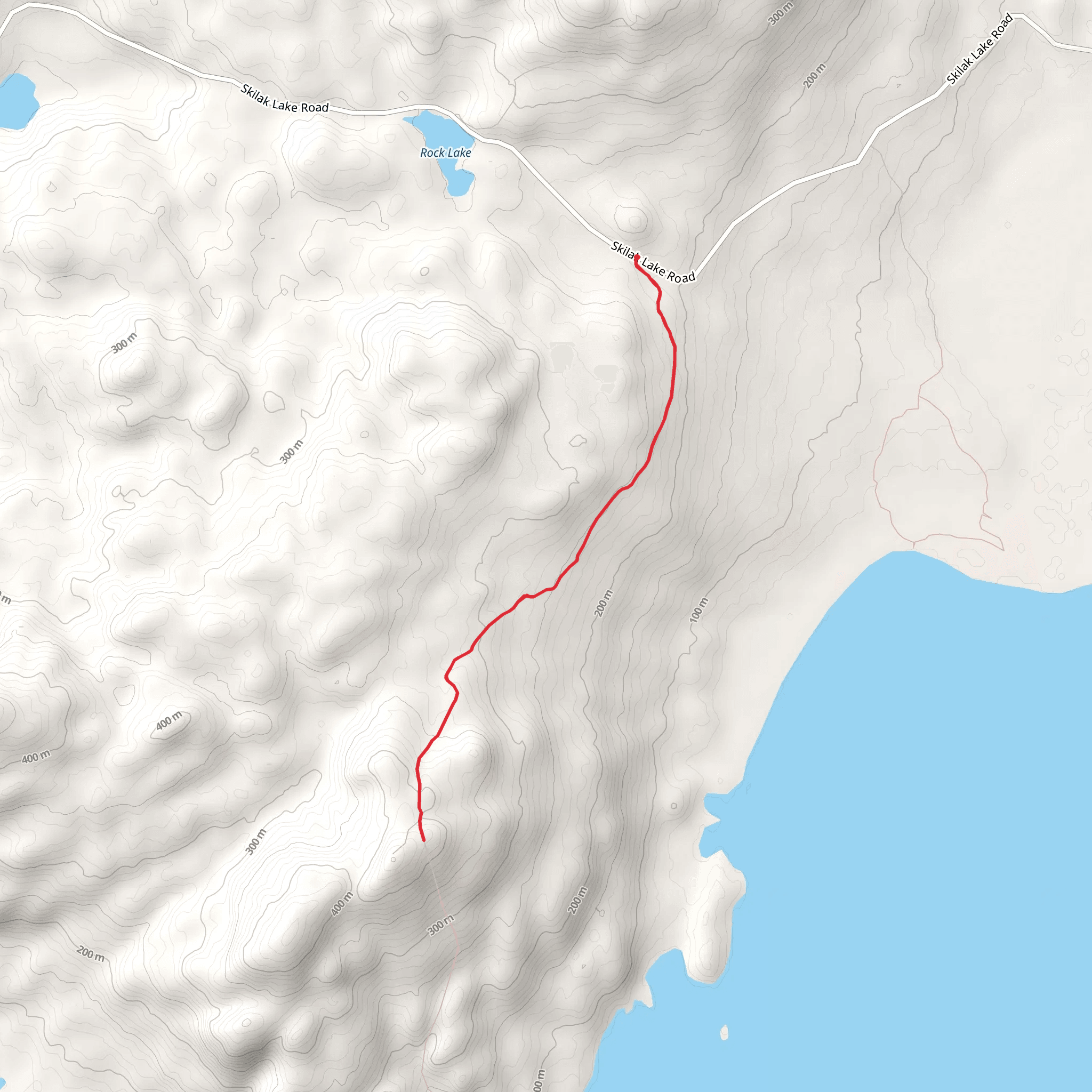 Skilak Lake Road Walk mobile static map