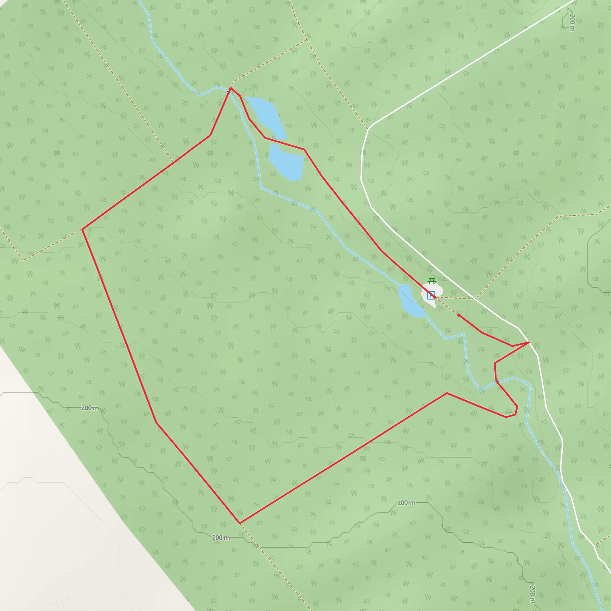 Ballypatrick Forest Loop mobile static map