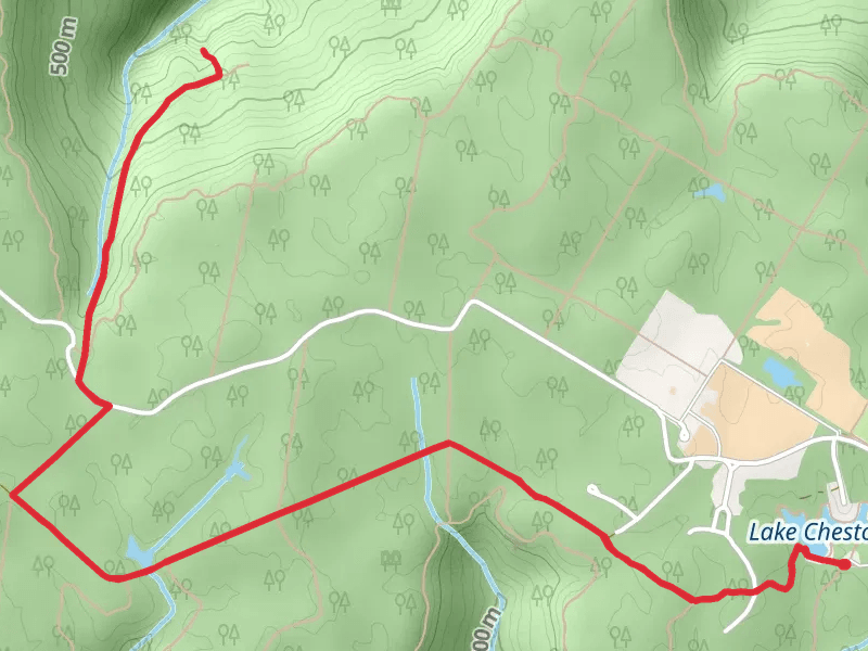 Dick creek via Sewanee Trail and Wiggins Creek Trail