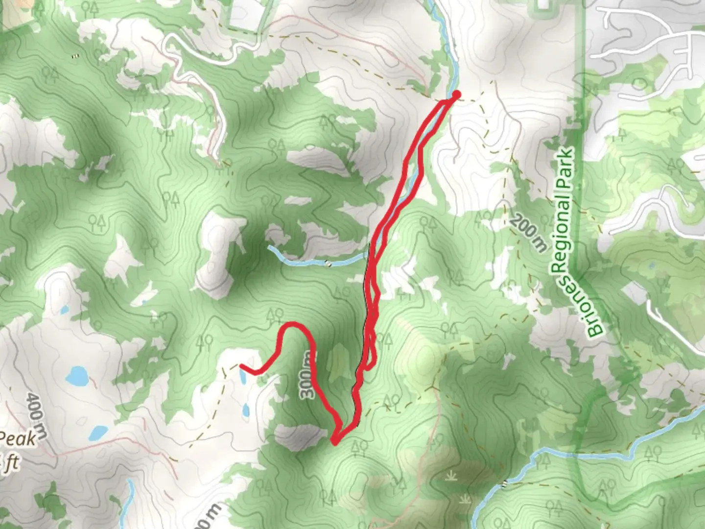 An image depicting the trail Maricich Lagoon via Alhambra Creek Trail and its surrounding area.