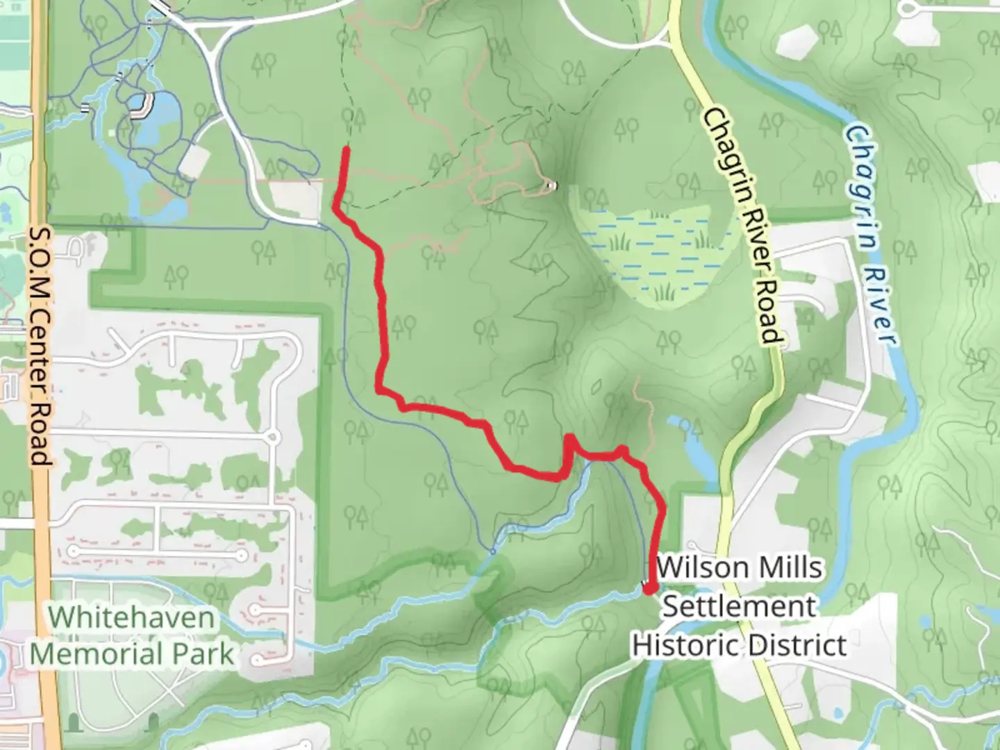 An image depicting the trail Bridle Trail - Bedford and its surrounding area.
