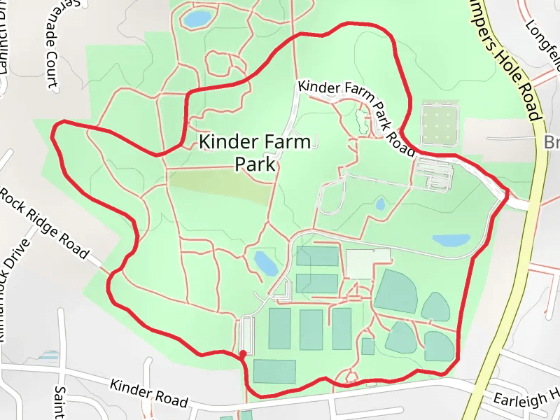 Kinder Farm Park Loop and Perimeter Trail