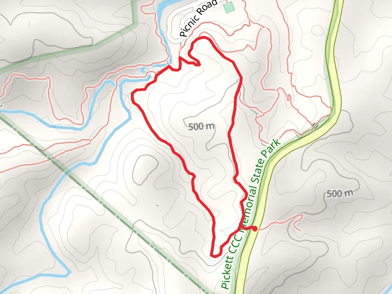 Hazard Cave Loop Trail