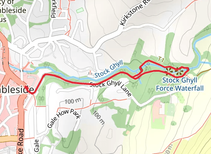 Stock Ghyll force mobile static map