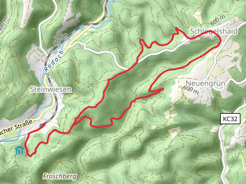 Leutnitztal Weg and Schlegelshaider Hoehenweg