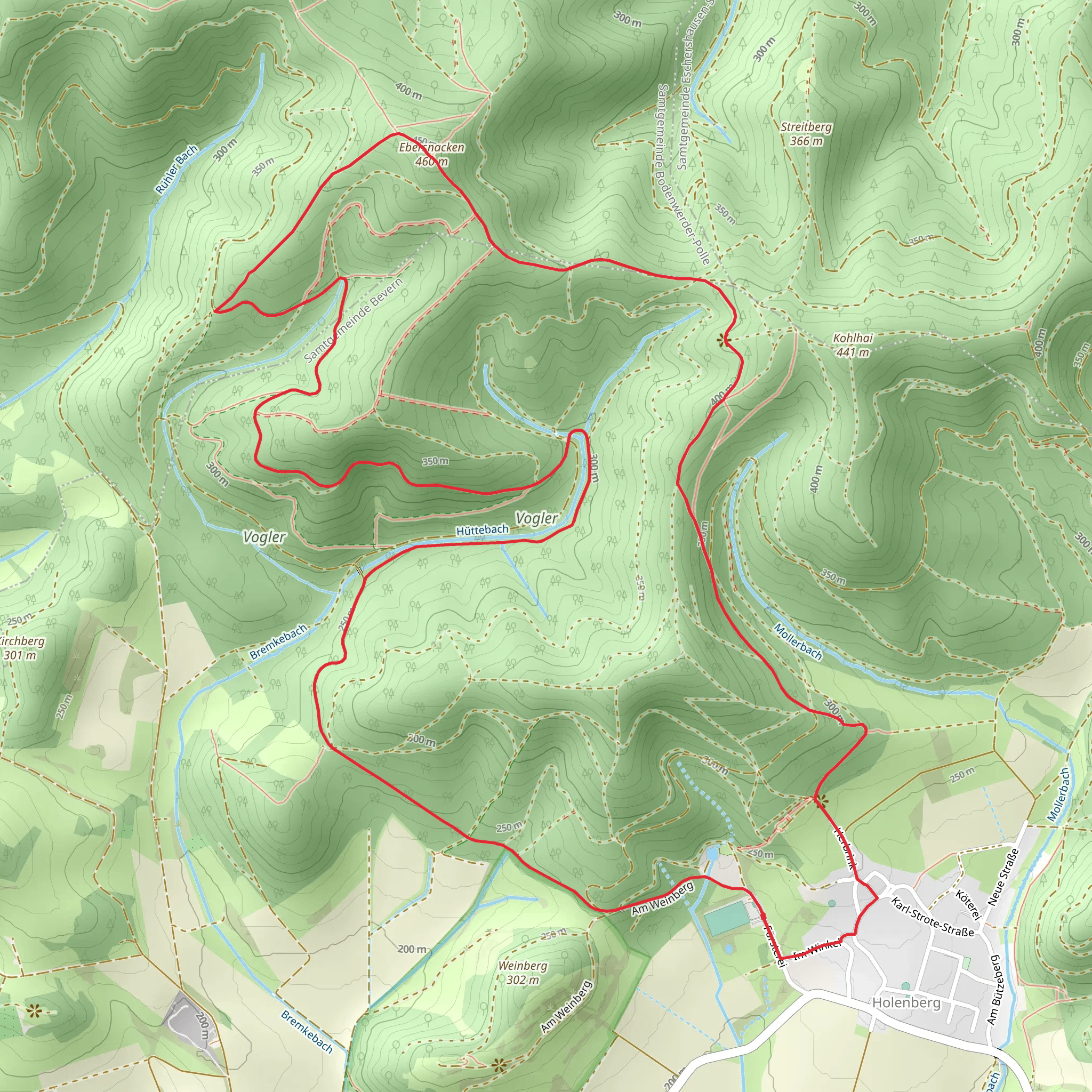 Ebersnackenturm Loop mobile static map