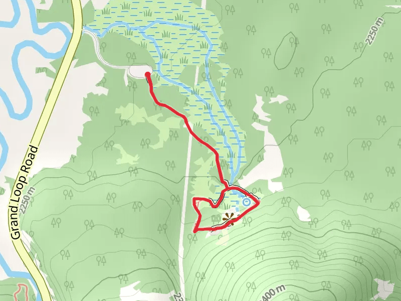 Artists Paintpots Loop Walk
