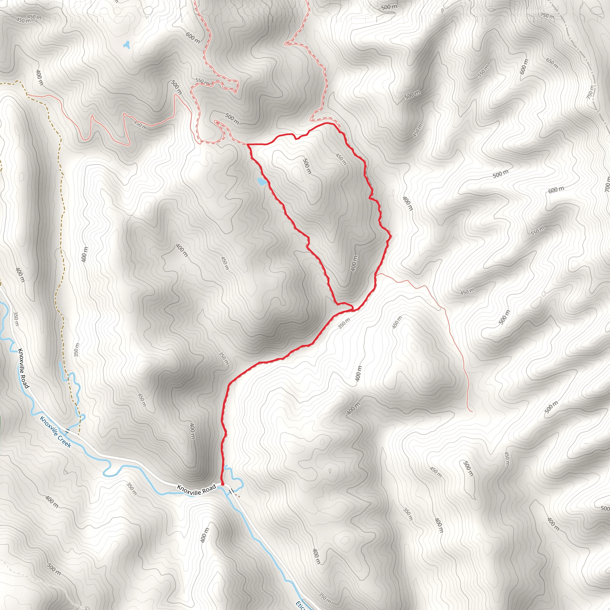 Long Canyon Loop Trail mobile static map