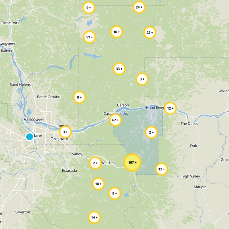 Hood River County Static Map