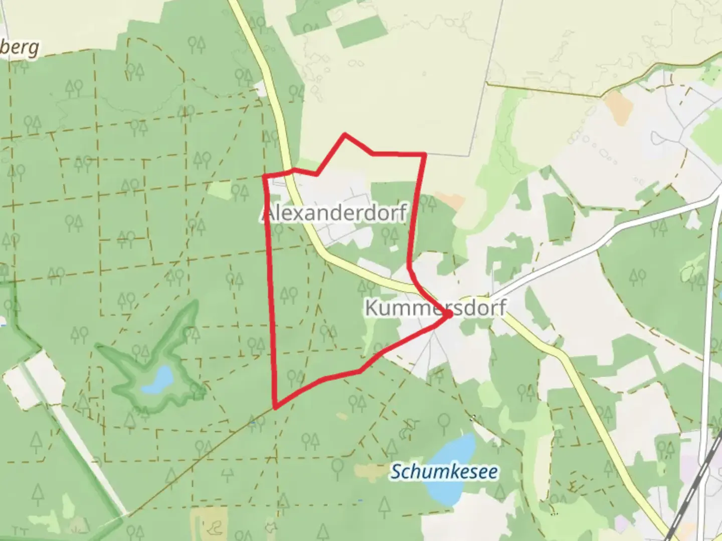 An image depicting the trail Kloserrundwanderweg and its surrounding area.