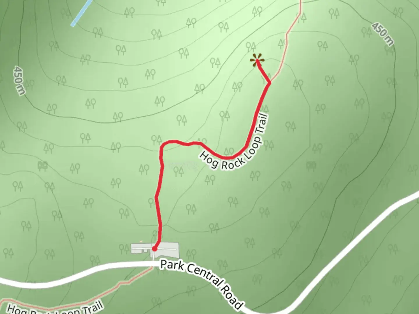 An image depicting the trail Blue Ridge Summit Vista Trail and its surrounding area.