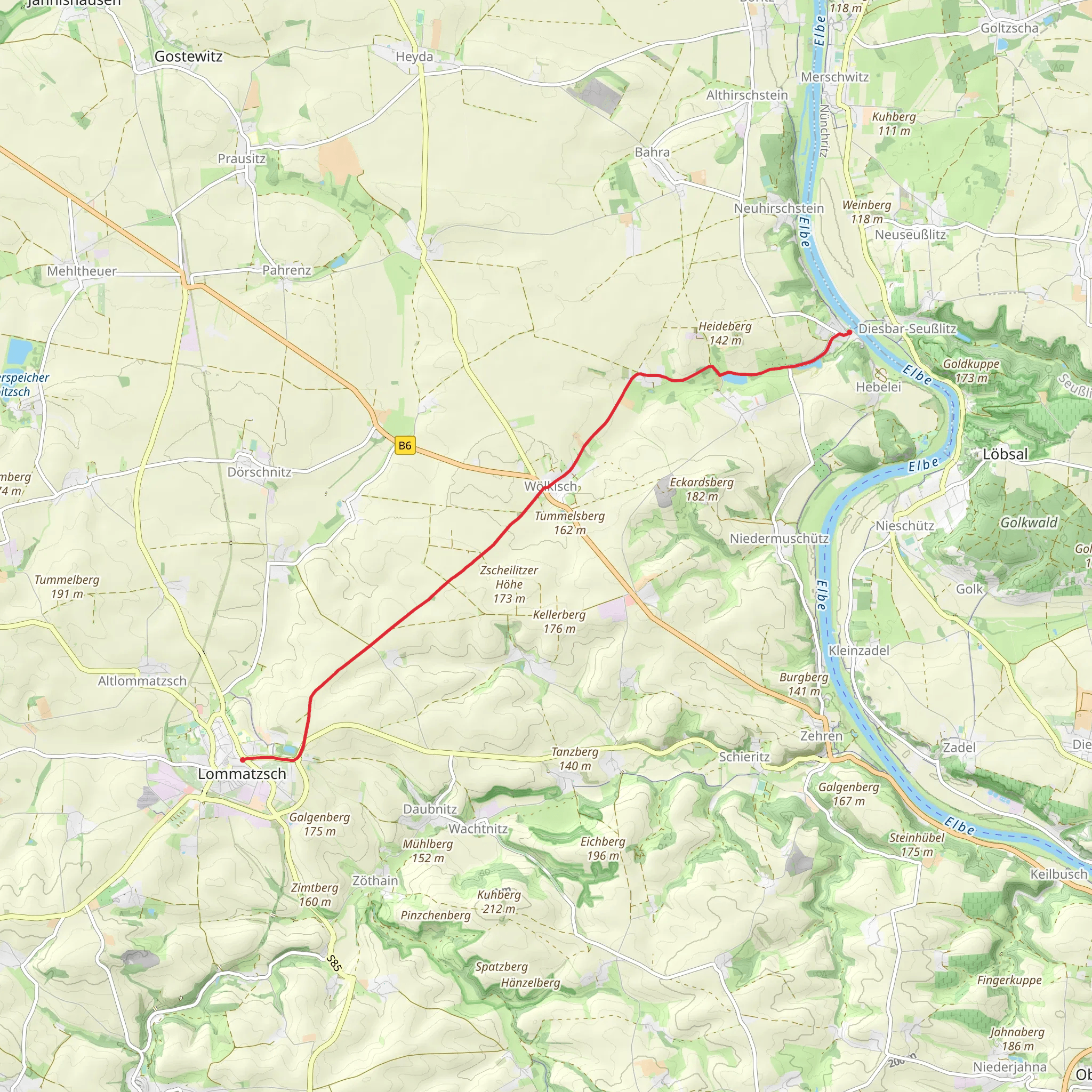 Ketzerbachweg mobile static map