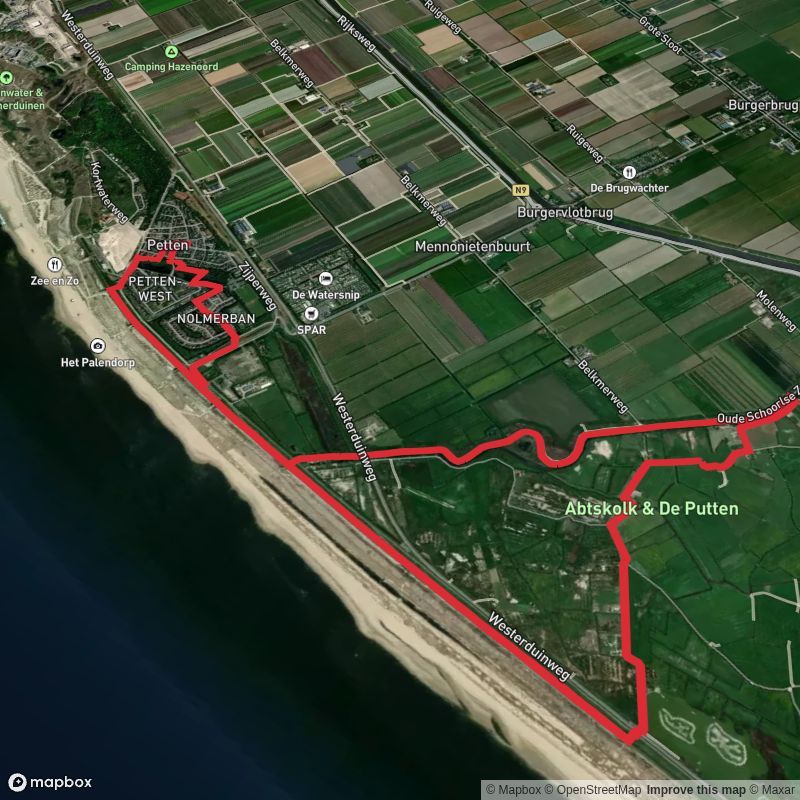 Nederlands Kustpad and Patten Oranje Loop