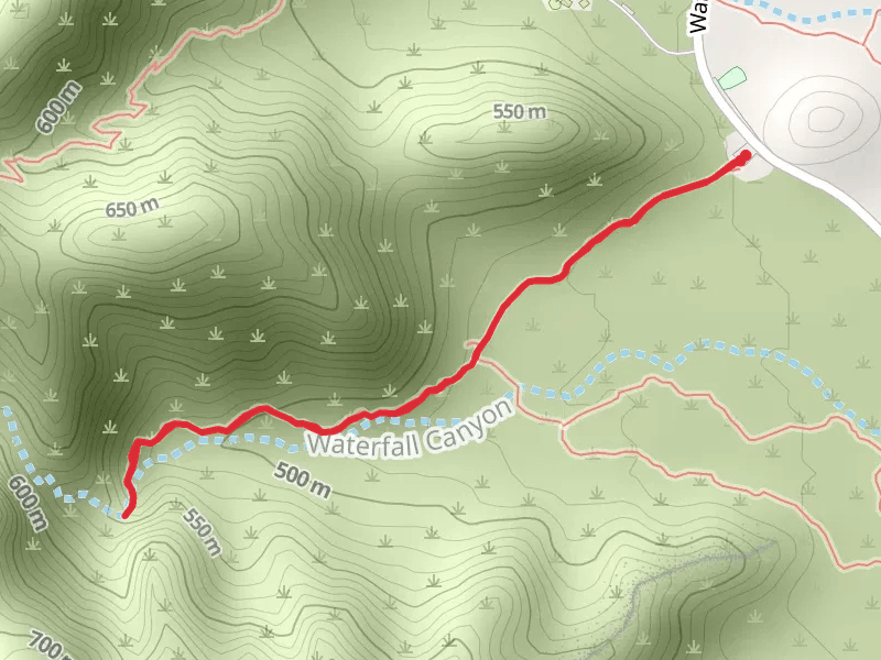 Waterfall Canyon Trail
